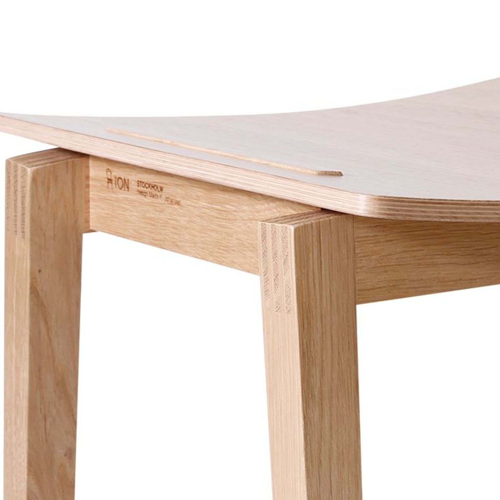 Stockholm Stool - Natural Oak - by TON gallery detail image