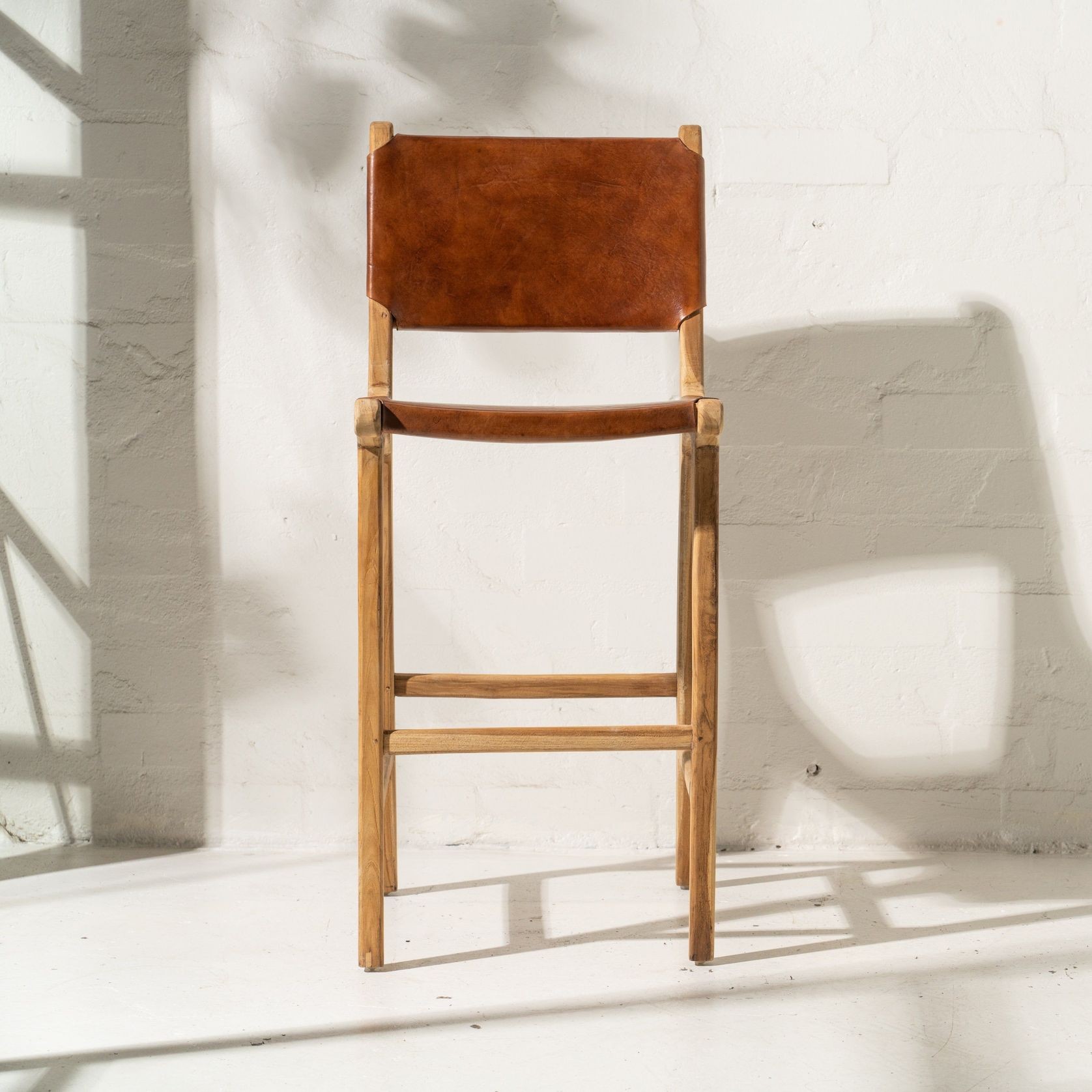 Kelile Leather Barstool gallery detail image