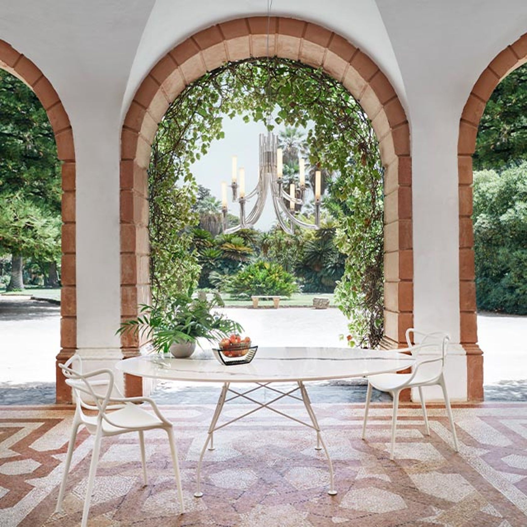 Khan Suspension Lamp - Metallic gallery detail image