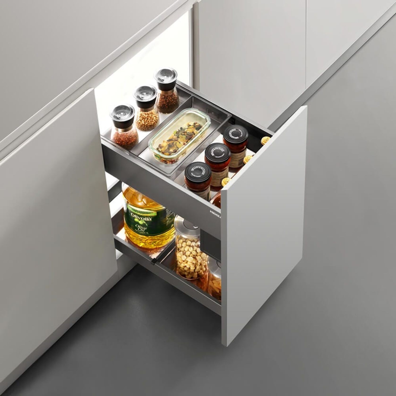 Shearer Pull Out Kitchen Cupboard Organiser 400mm gallery detail image