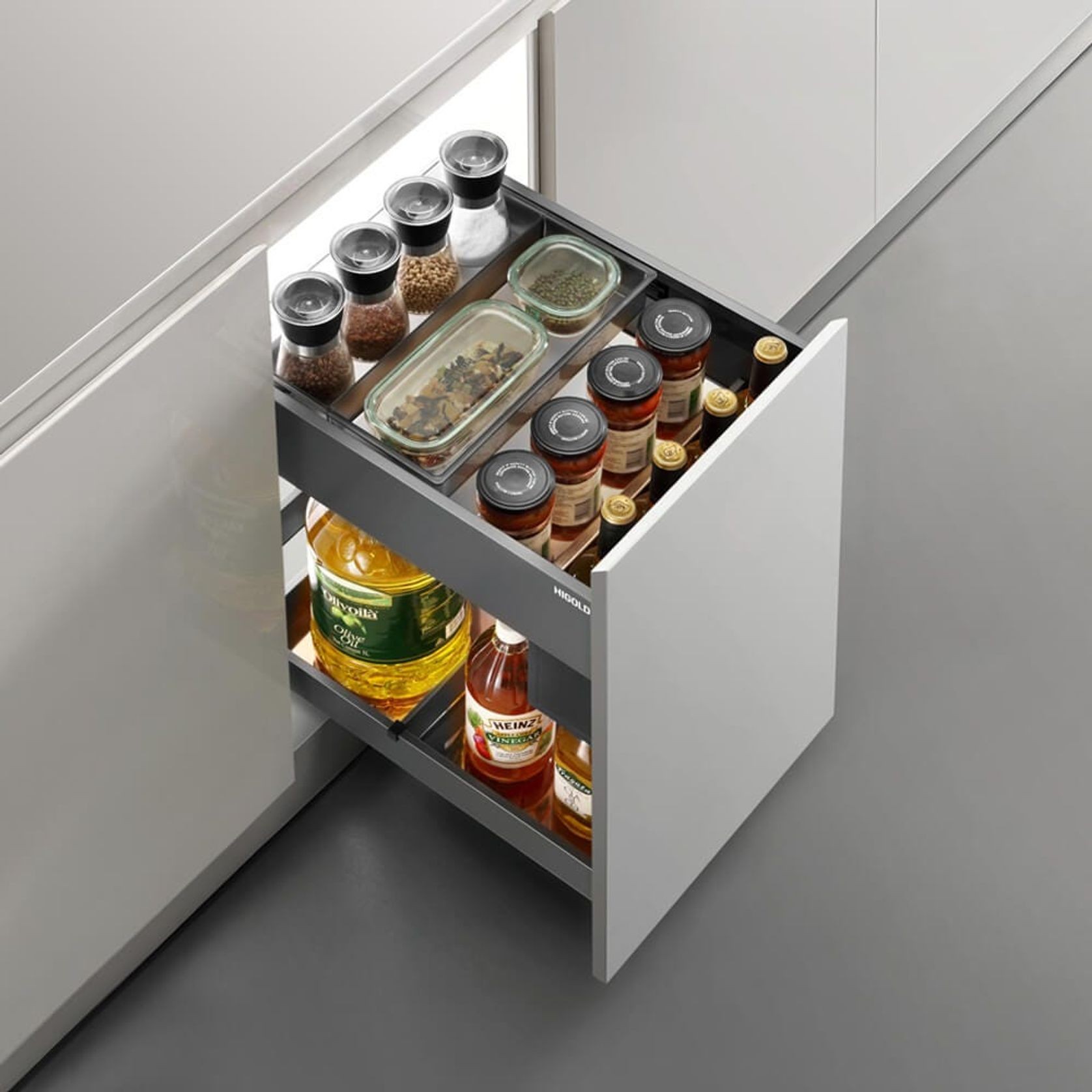 Shearer Pull Out Kitchen Cupboard Organiser 450mm gallery detail image