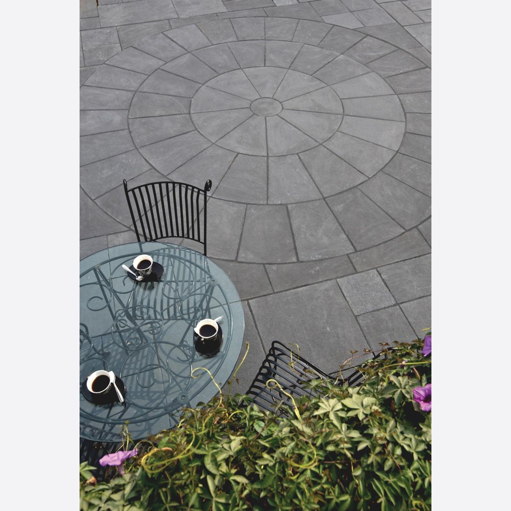 Classic Circle Black Lime | Landscape Surfaces gallery detail image