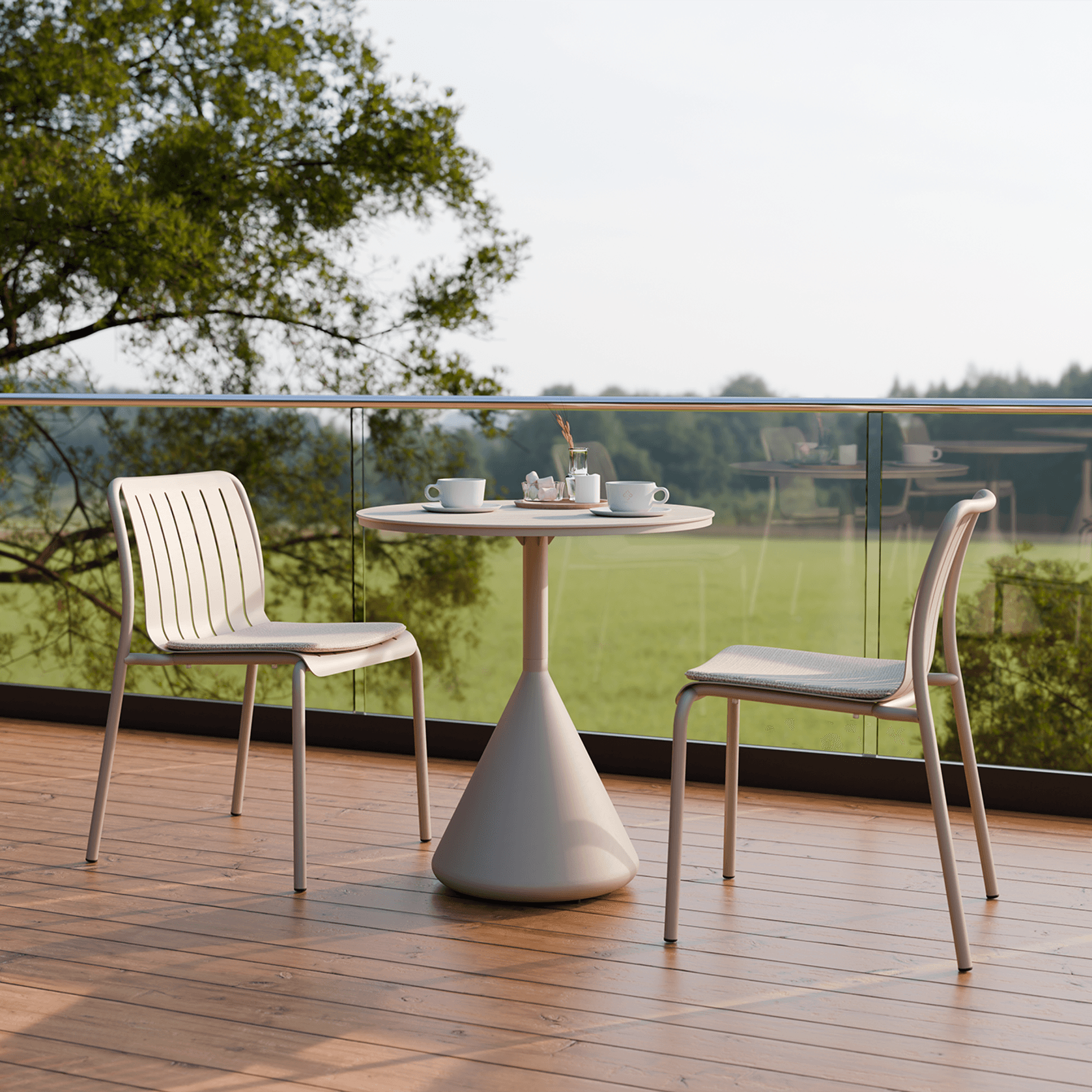 Kora Cafe Table CERAMIC - outdoor gallery detail image