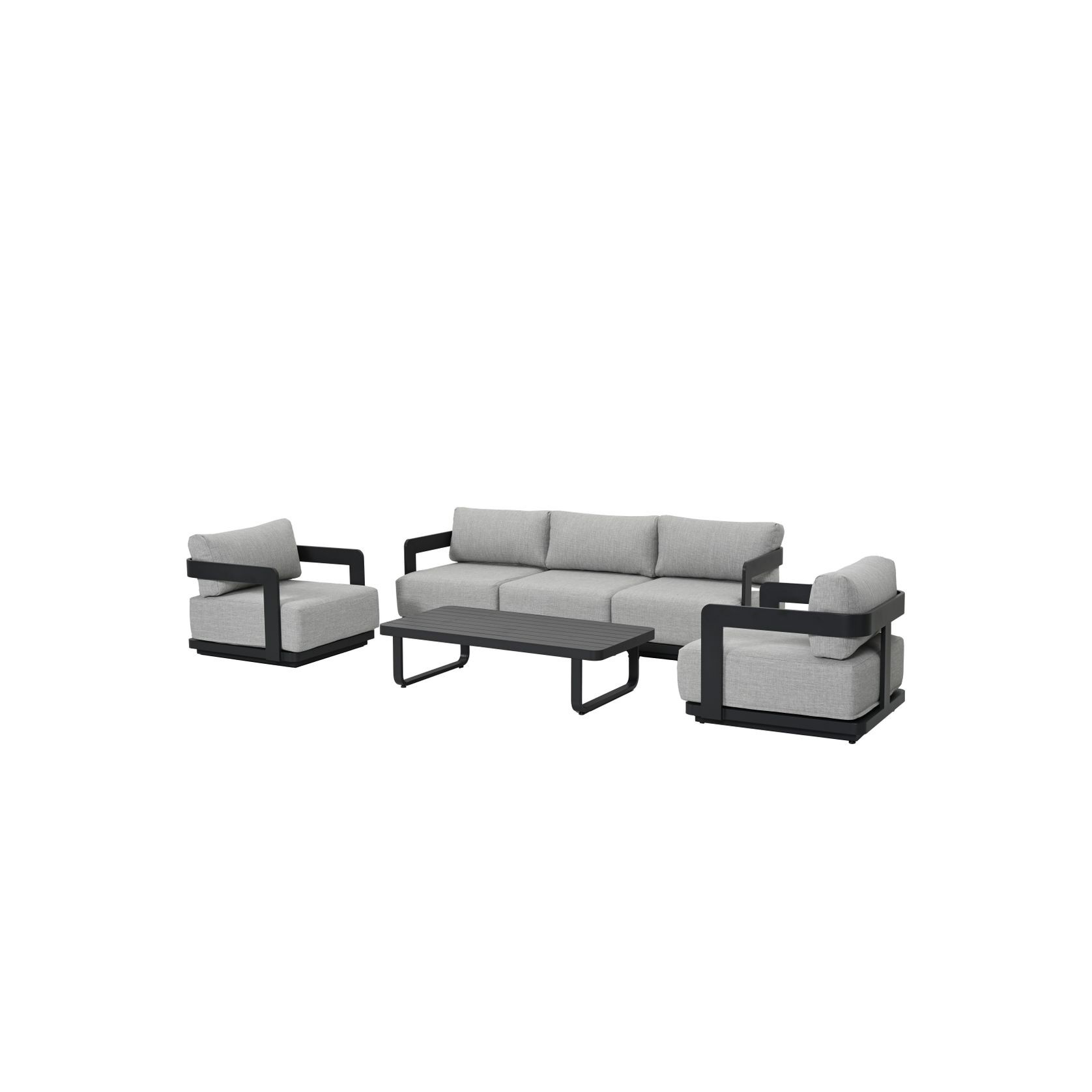 Laguna 4pc Outdoor Lounge Set gallery detail image