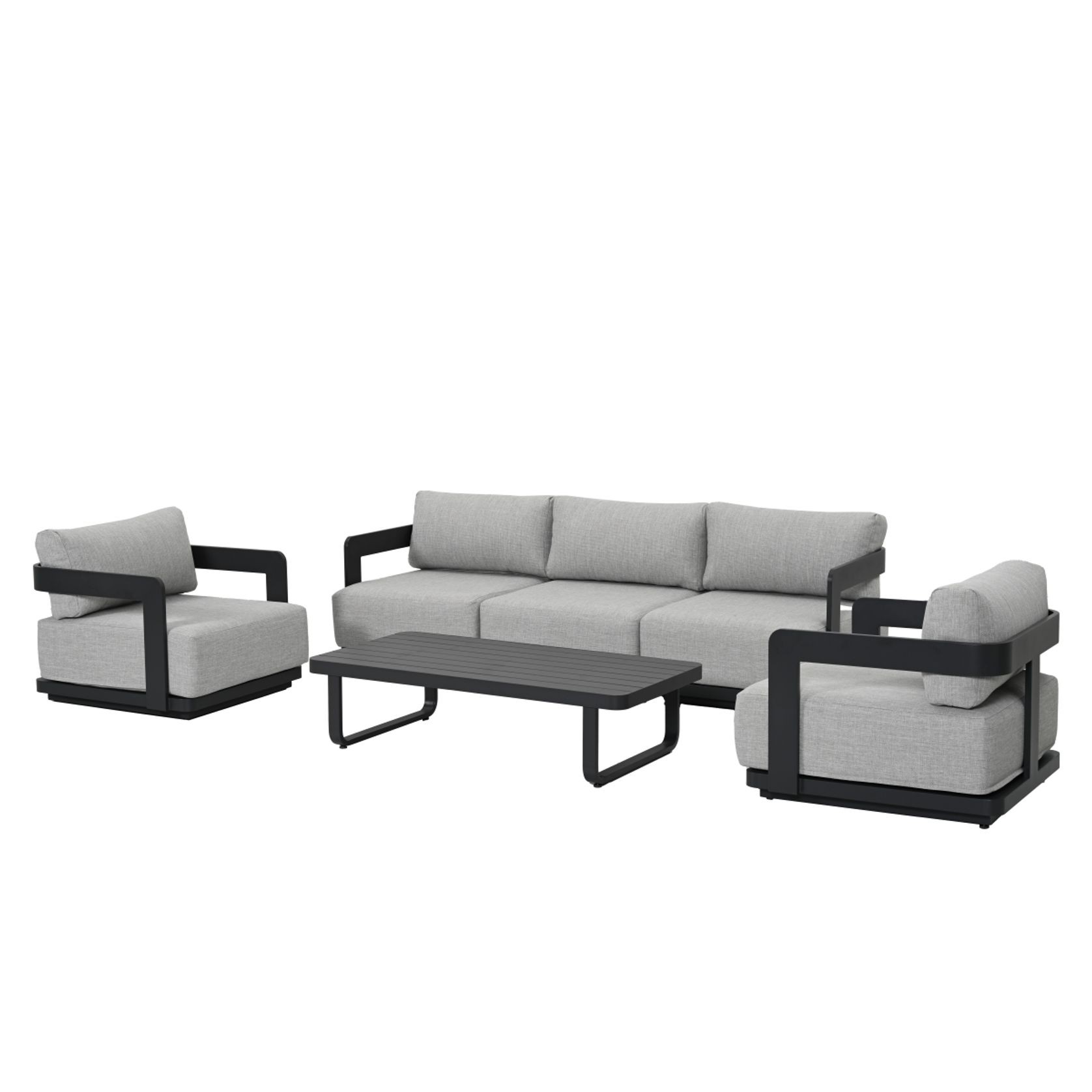 Laguna 4pc Outdoor Lounge Set gallery detail image