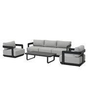 Laguna 4pc Outdoor Lounge Set gallery detail image