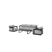 Laguna 4pc Outdoor Lounge Set gallery detail image