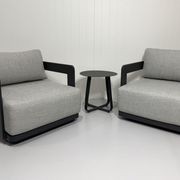 Laguna Swivel Armchair Set with Lucy Table gallery detail image