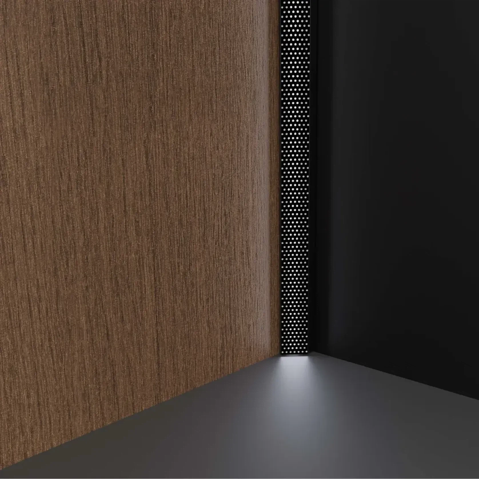 Micro-Perforated Aluminium LED Channel 45­° gallery detail image