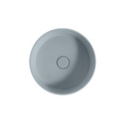 Sol' Round Concrete Basin 390mm Duck Egg Grey gallery detail image