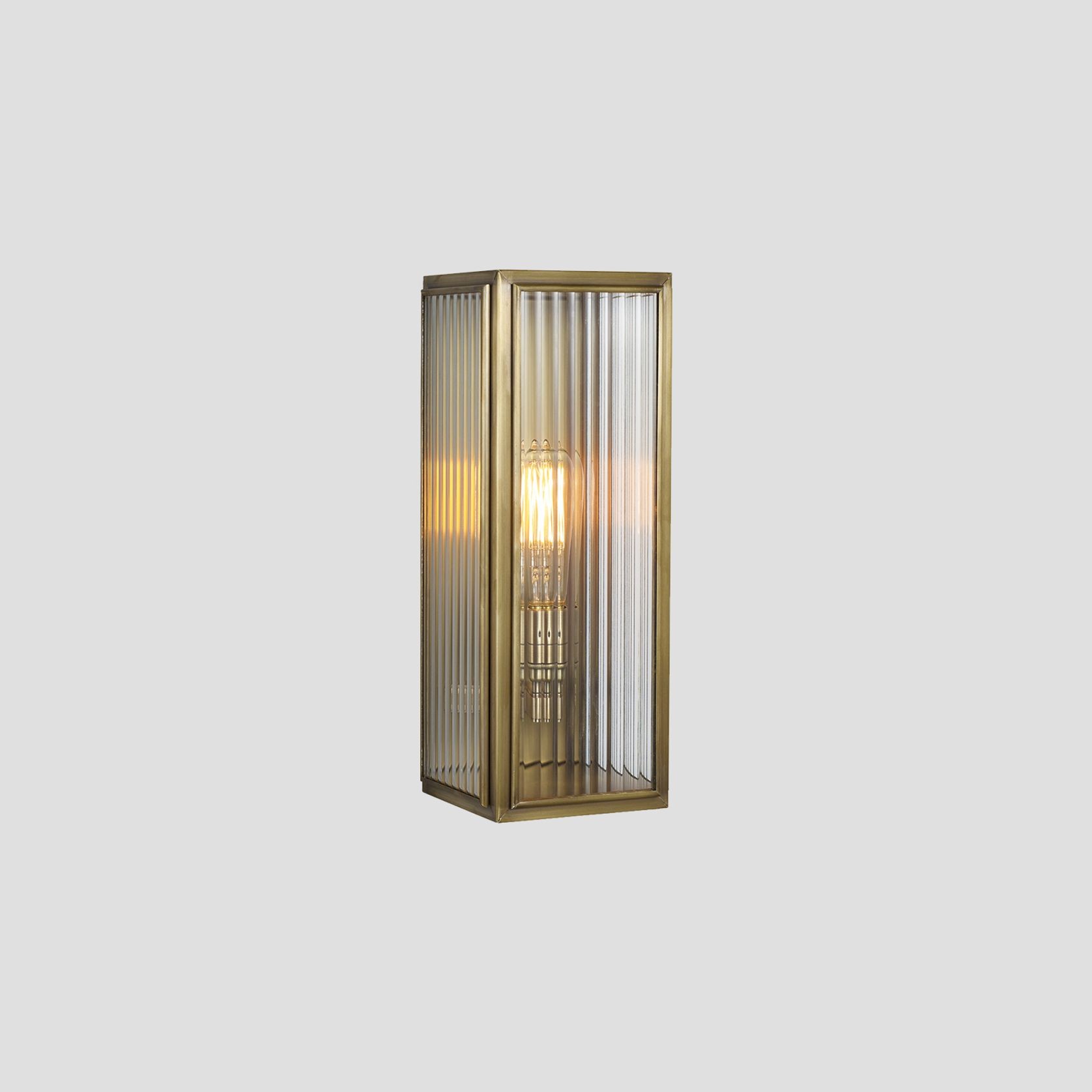 Ash Reeded Wall Light gallery detail image