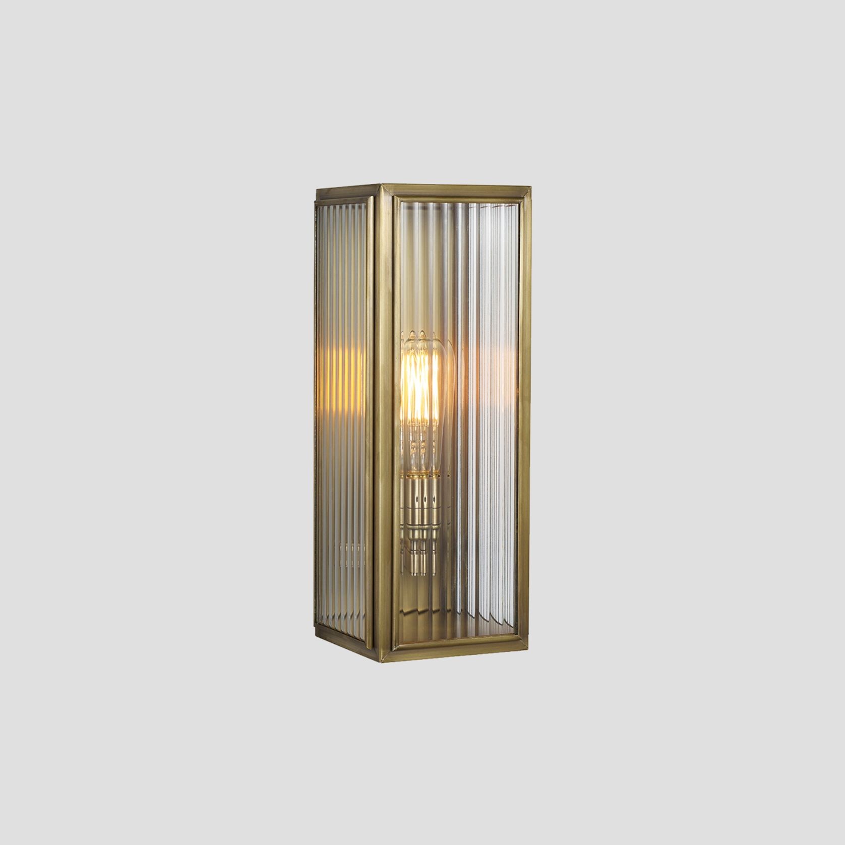 Ash Reeded Wall Light gallery detail image