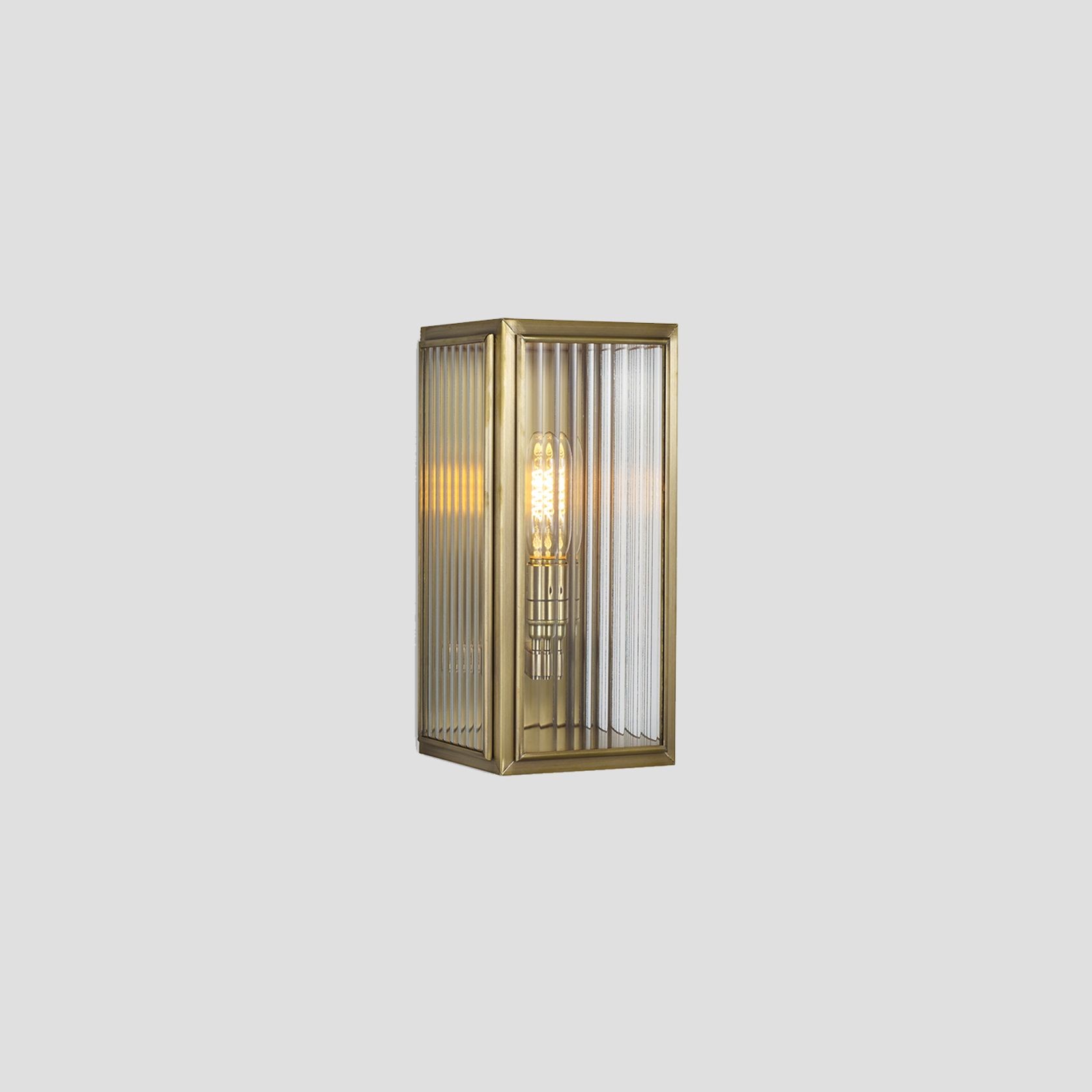 Ash Reeded Wall Light gallery detail image