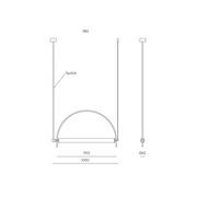 Arc Pendant Light gallery detail image