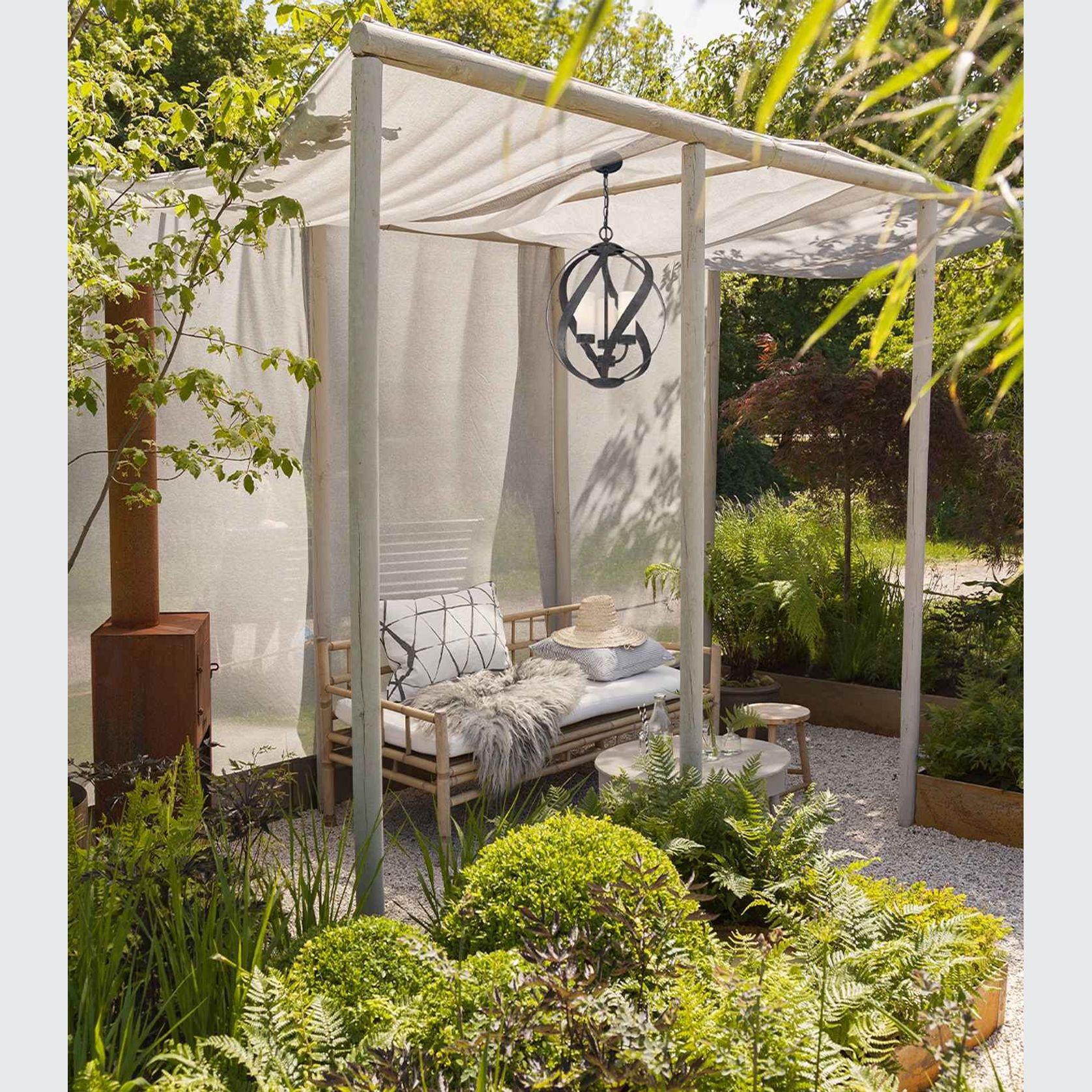 Blacksmith 3lt Outdoor Pendant Light gallery detail image