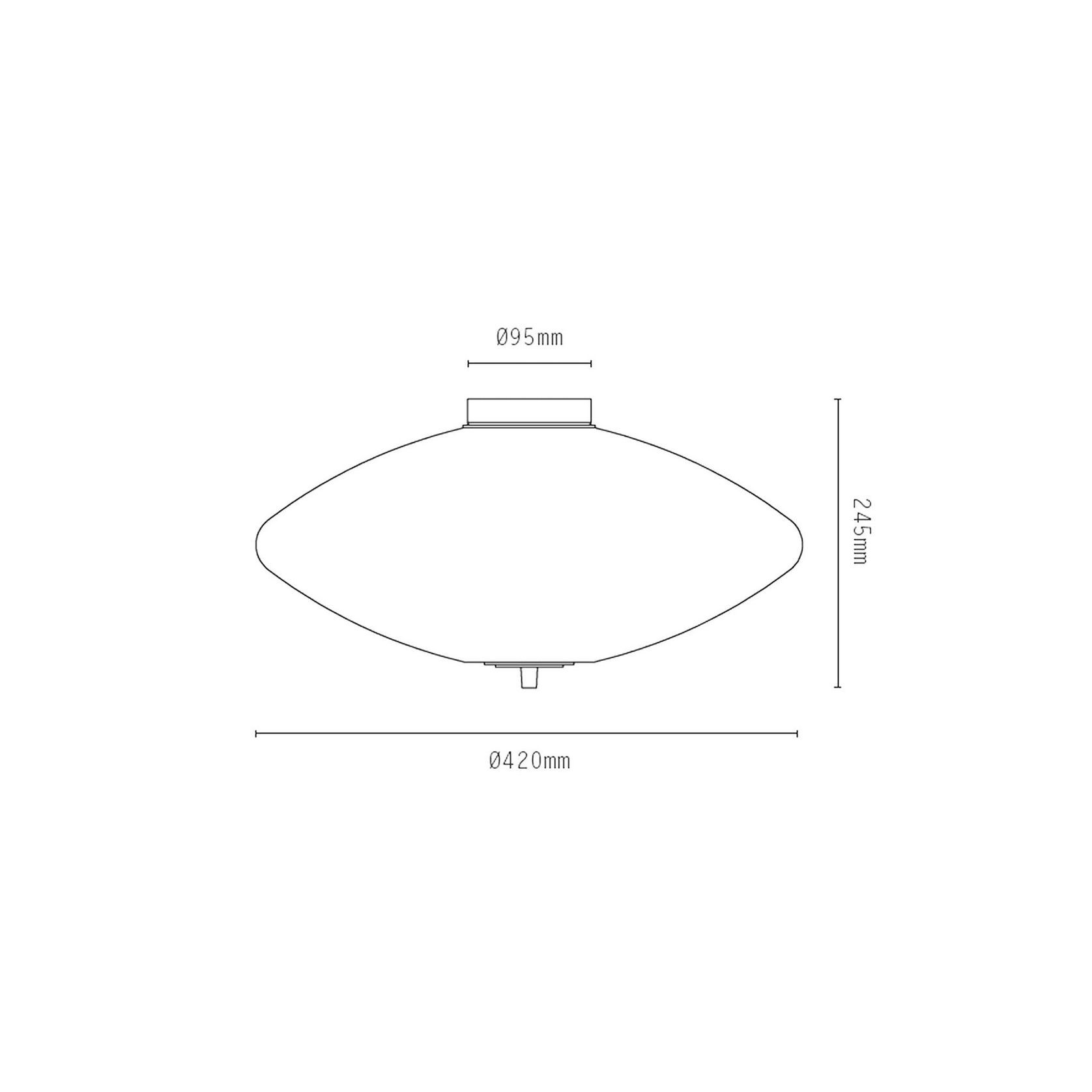 Nova Wide Ceiling Light gallery detail image