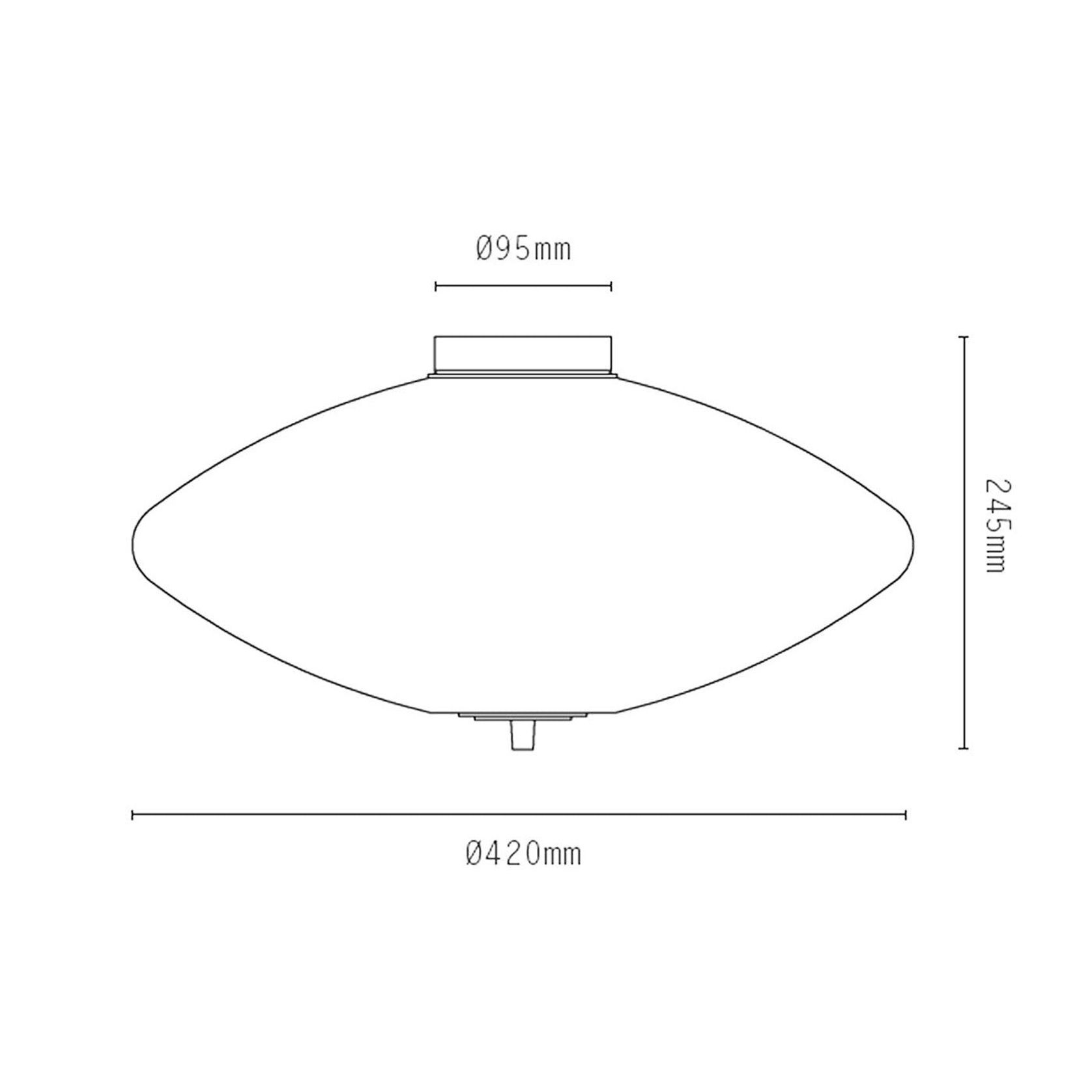 Nova Wide Ceiling Light gallery detail image