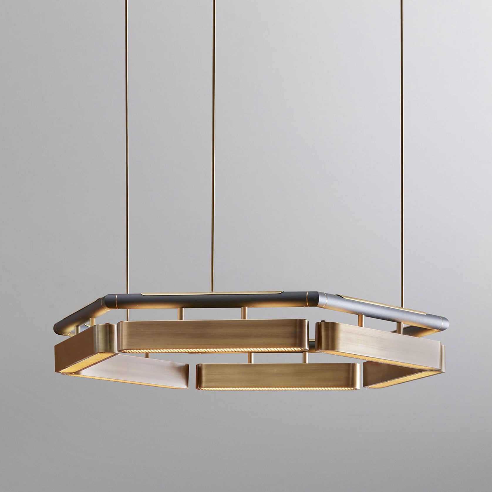 Colt Hexagon Chandelier gallery detail image