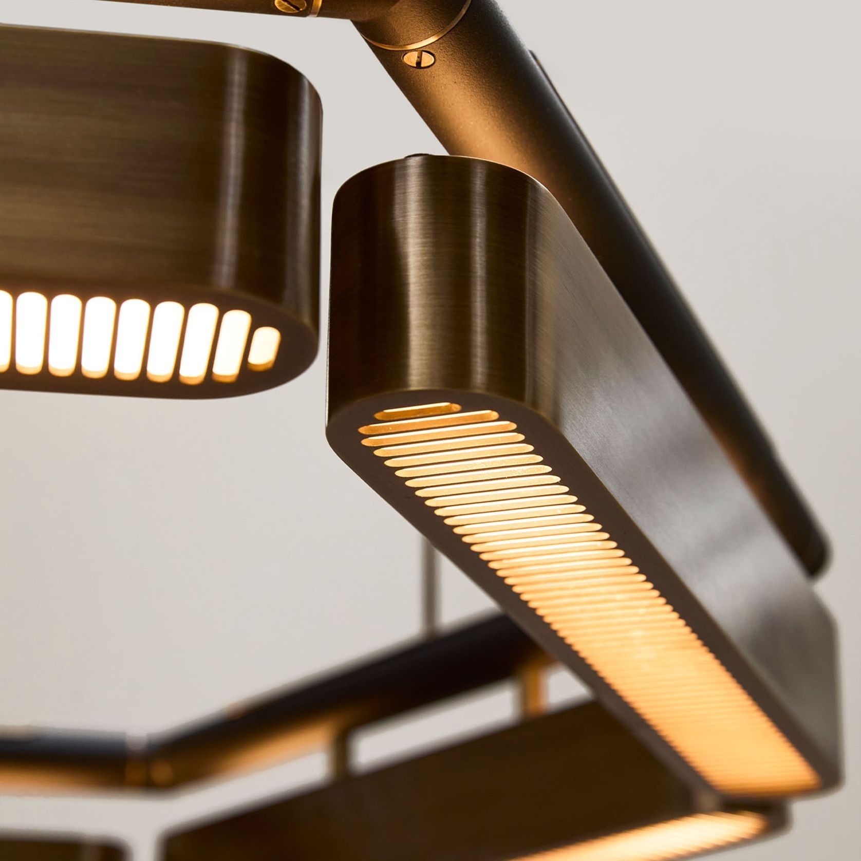 Colt Hexagon Chandelier gallery detail image