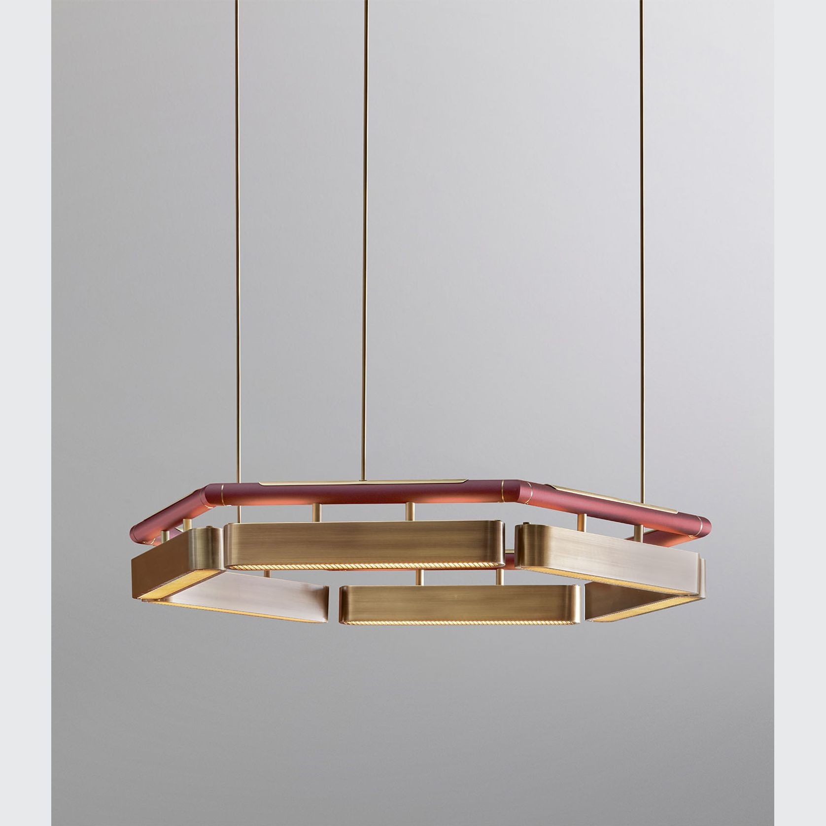 Colt Hexagon Chandelier gallery detail image