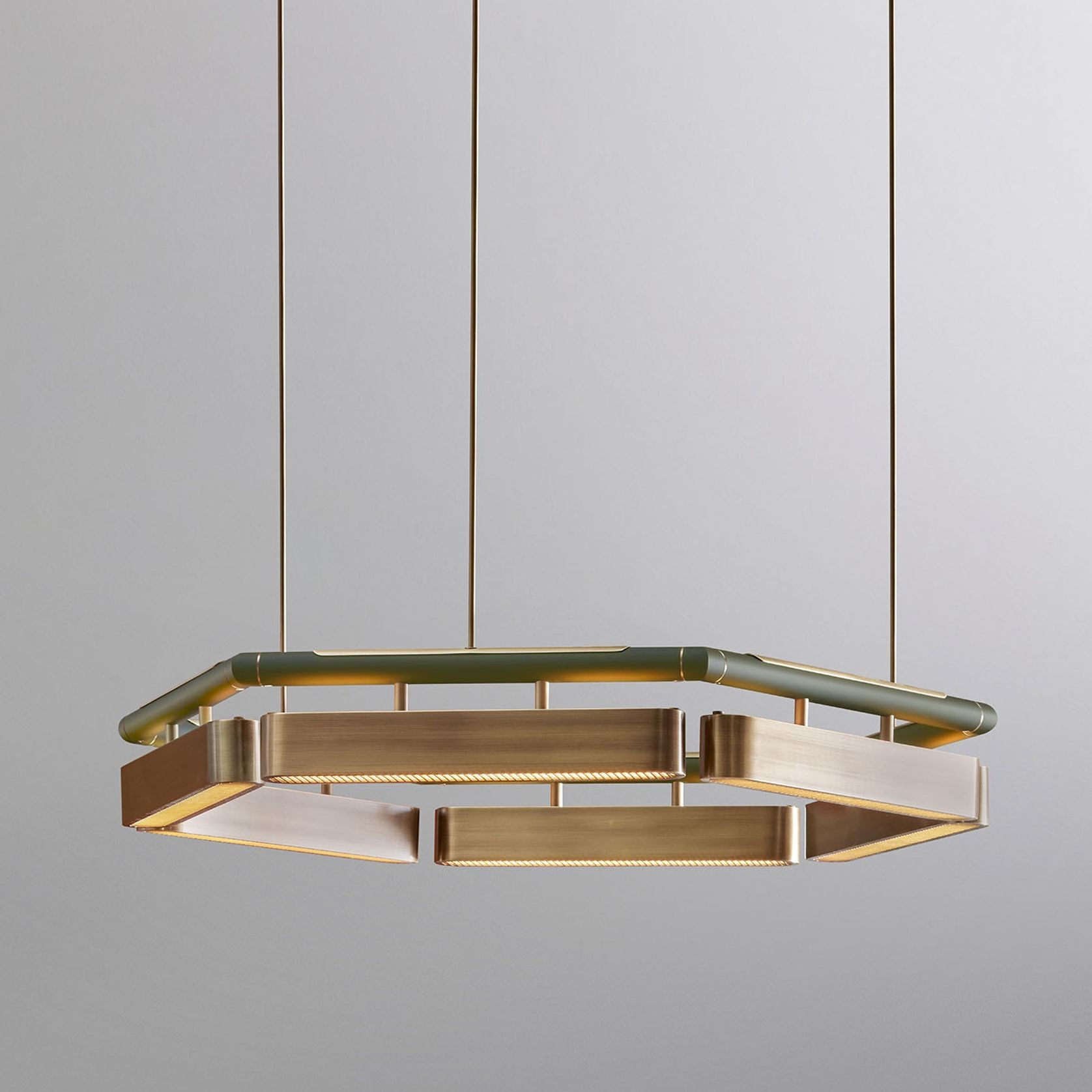 Colt Hexagon Chandelier gallery detail image