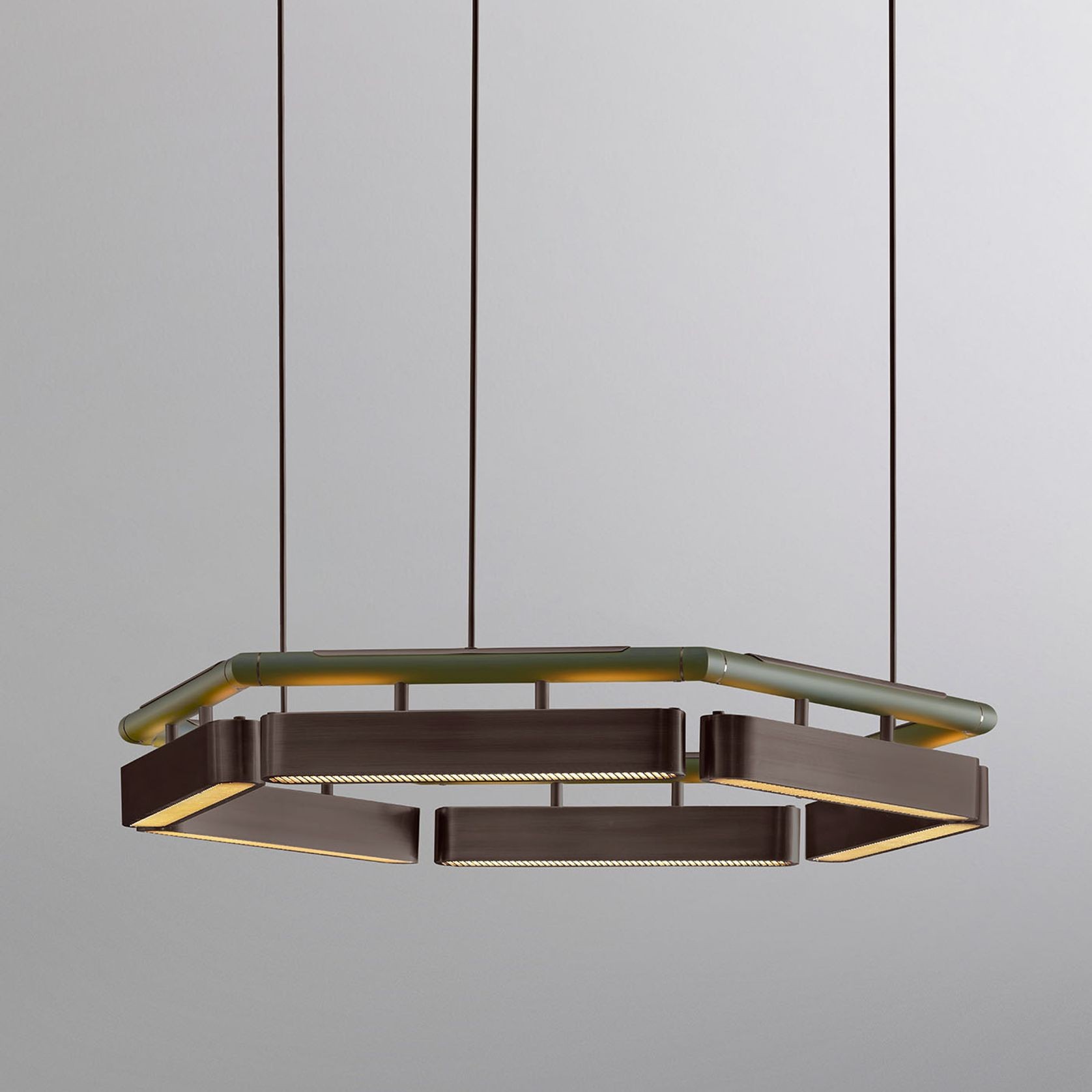 Colt Hexagon Chandelier gallery detail image