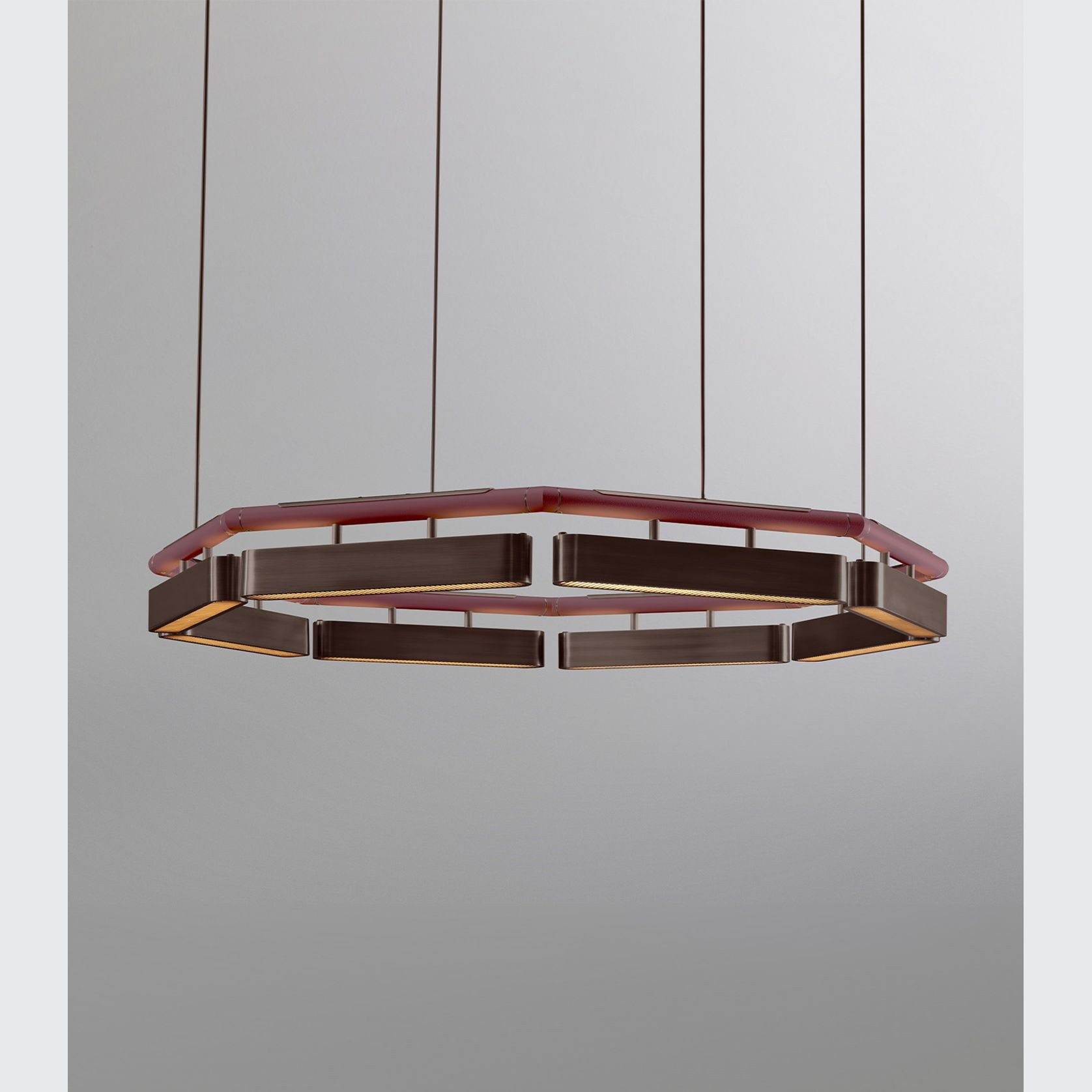 Colt Octagon Chandelier gallery detail image