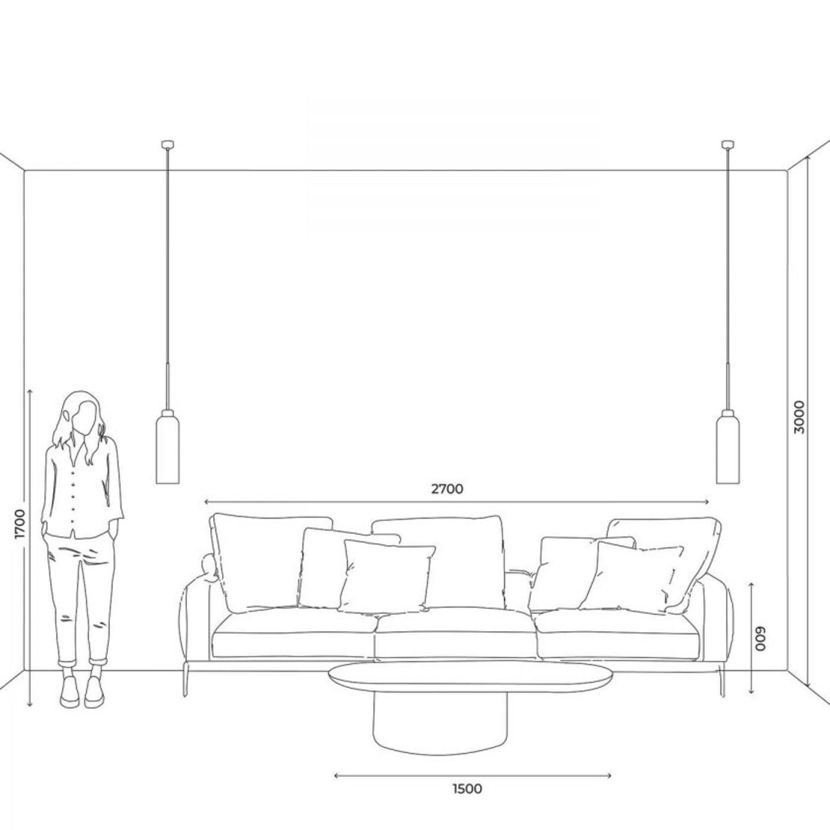 Parlour Lite Elong Pendant gallery detail image