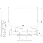 Parlour Lite Elong Pendant gallery detail image