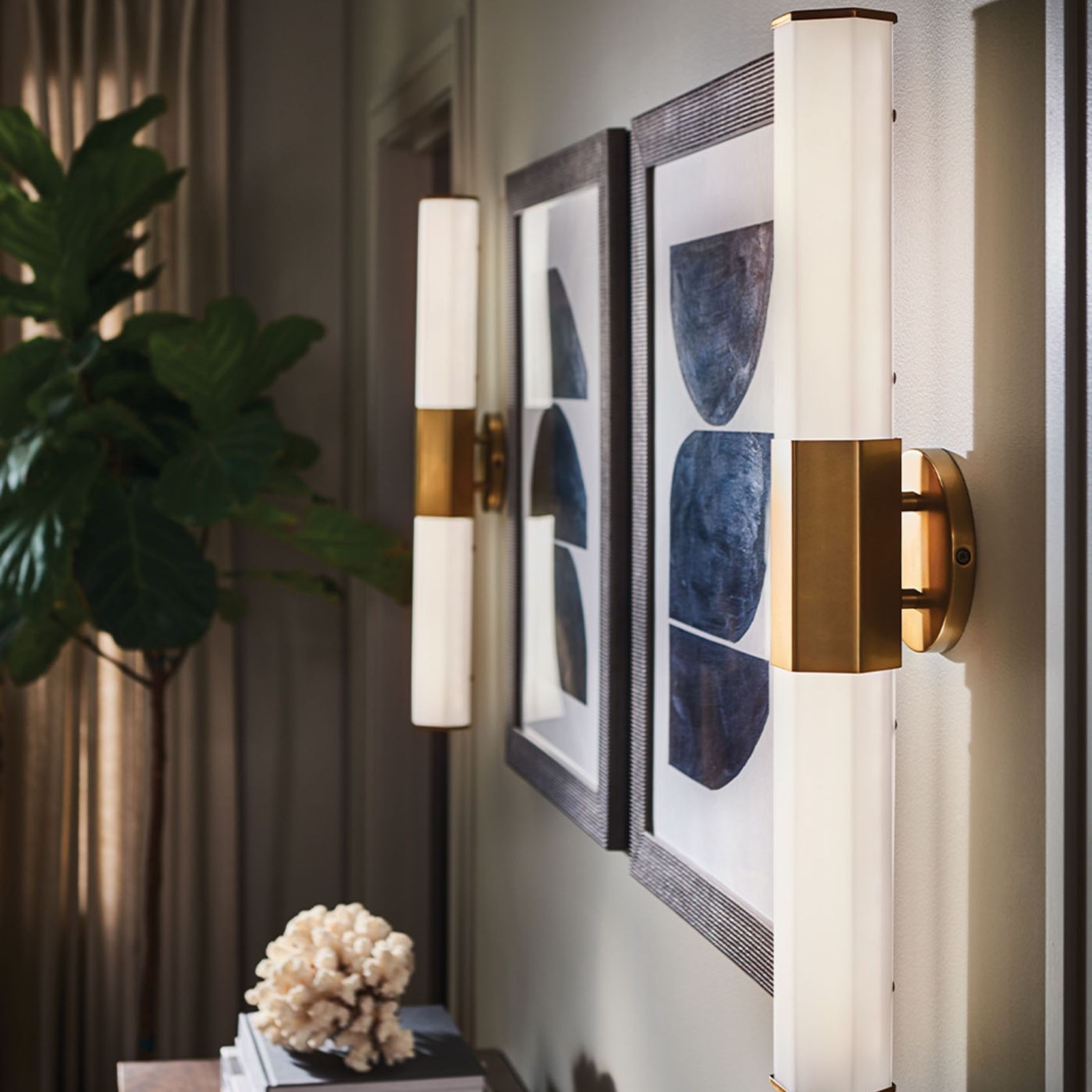 Facet Dual Wall Light gallery detail image