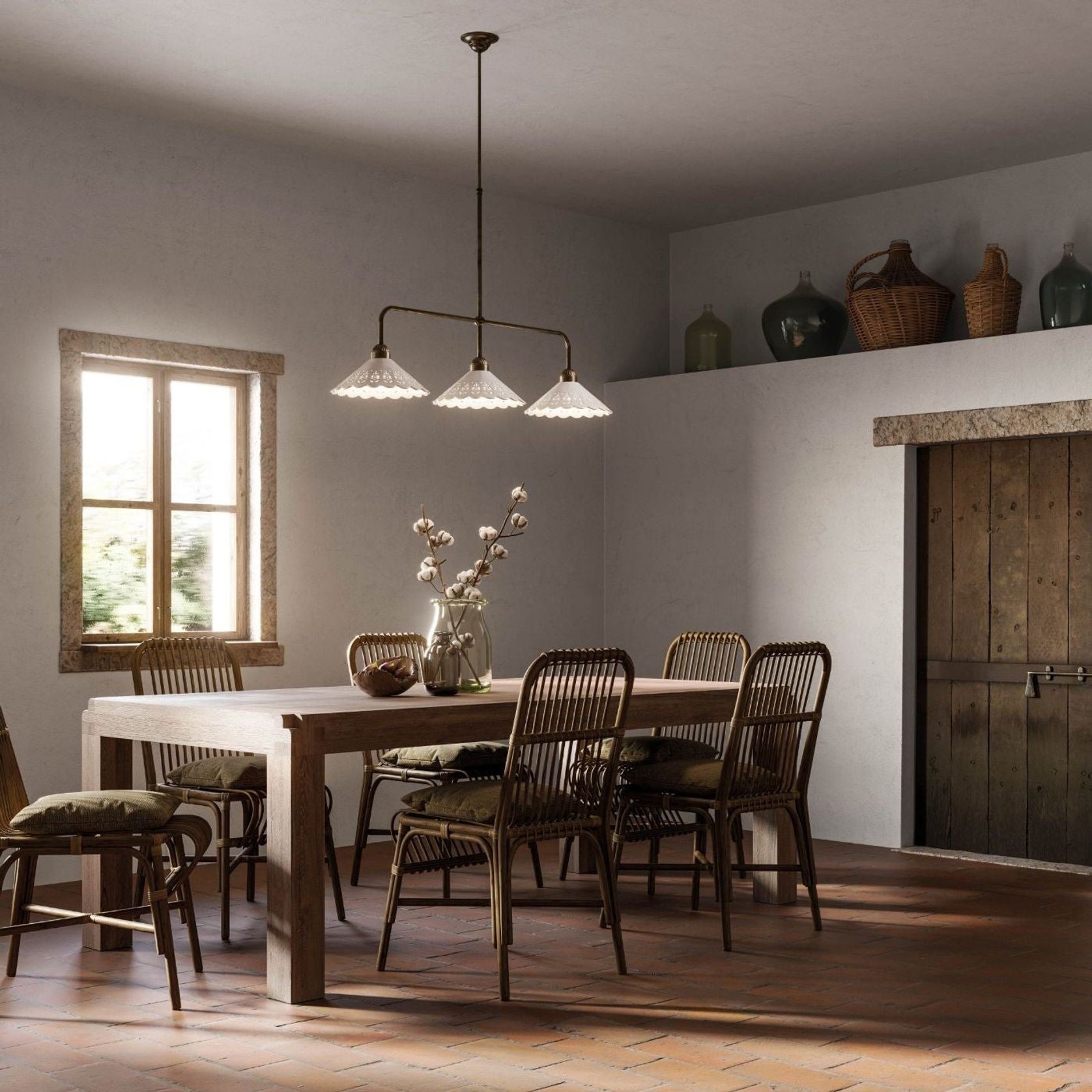 Fiori di Pizzo Suspension Pendant Light gallery detail image