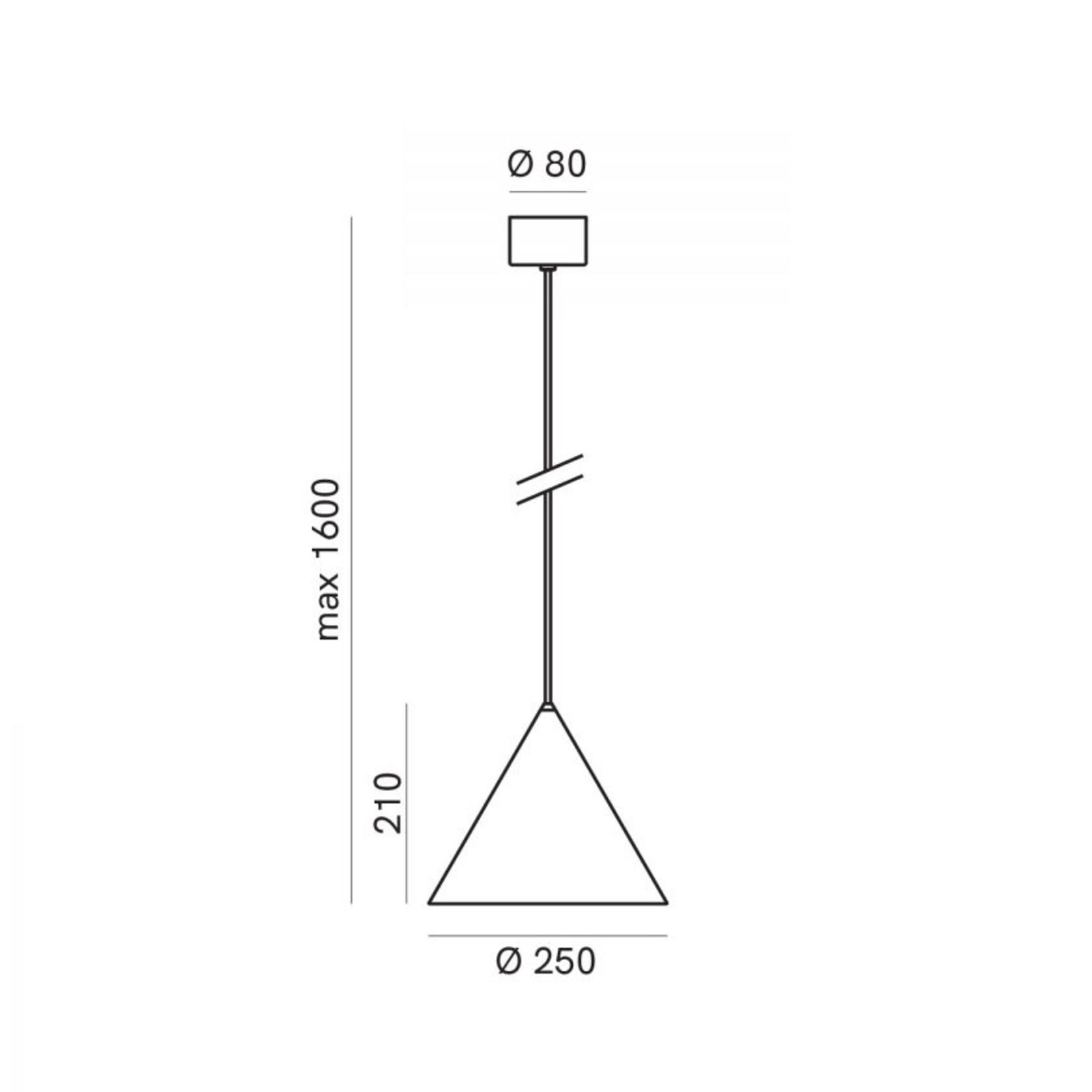 Cone Outdoor Pendant Light gallery detail image