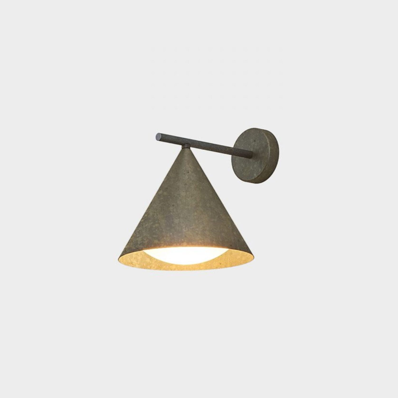 Cone Straight Outdoor Wall Light gallery detail image