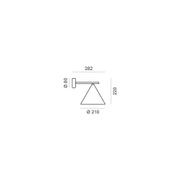 Cone Straight Wall Light gallery detail image