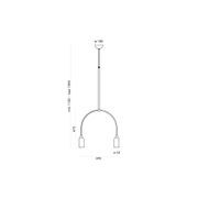 Madame 2lt Pendant gallery detail image