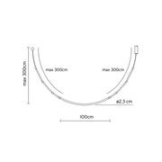 Leda Curve Pendant Light gallery detail image