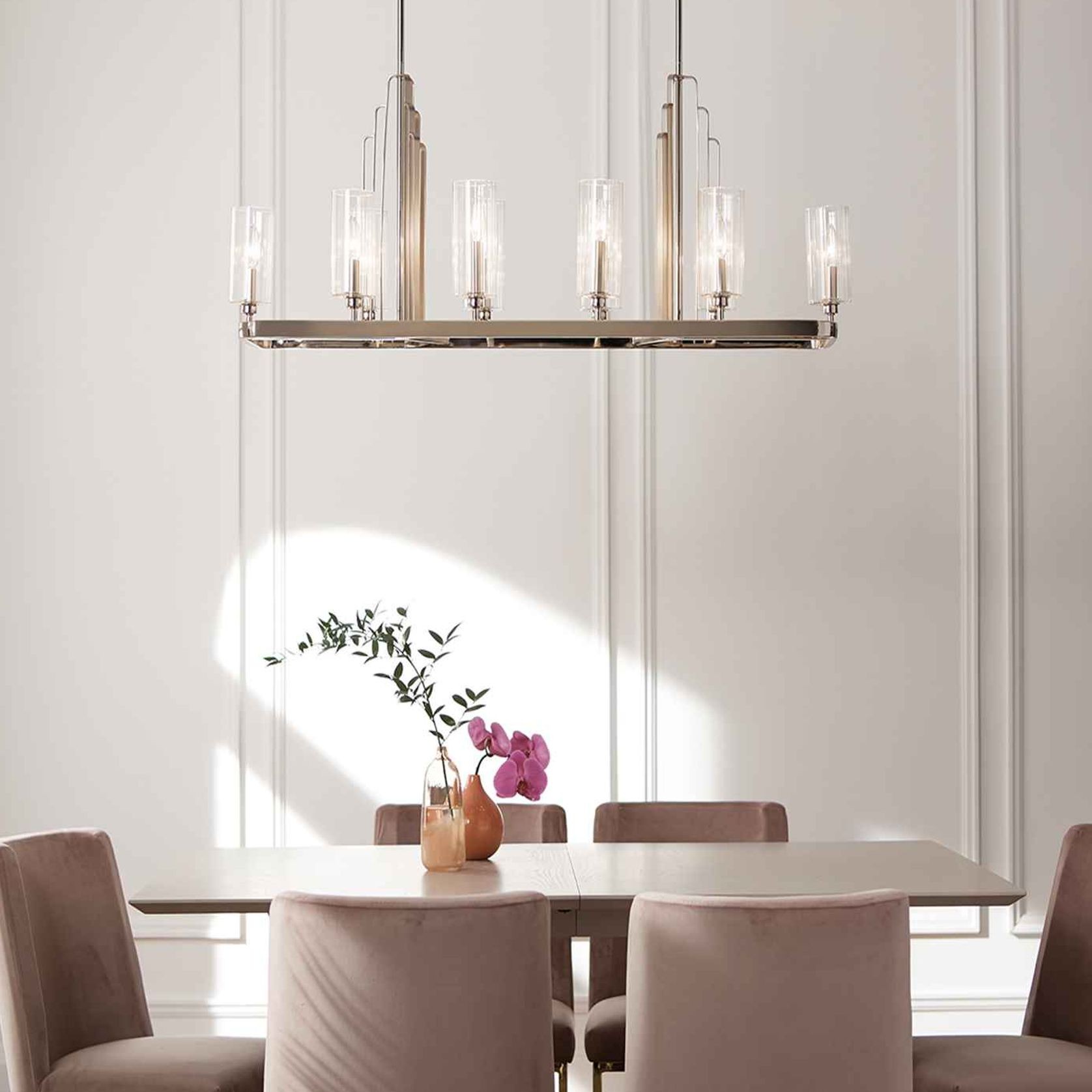 Kimrose 10lt Linear Chandelier gallery detail image