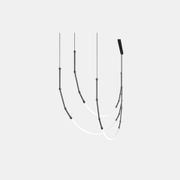 Leda 3lt Curve Pendant Light gallery detail image