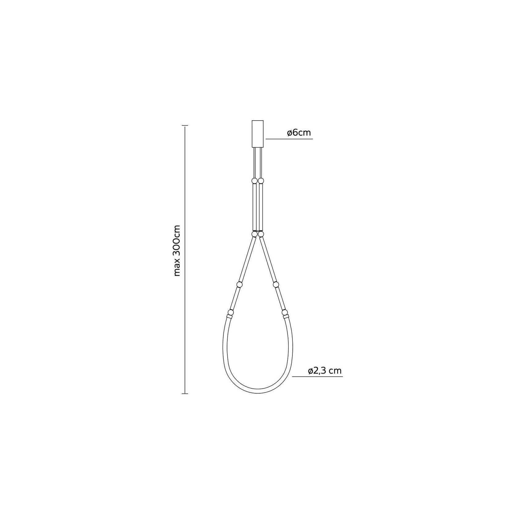 Leda Drop Pendant Light gallery detail image