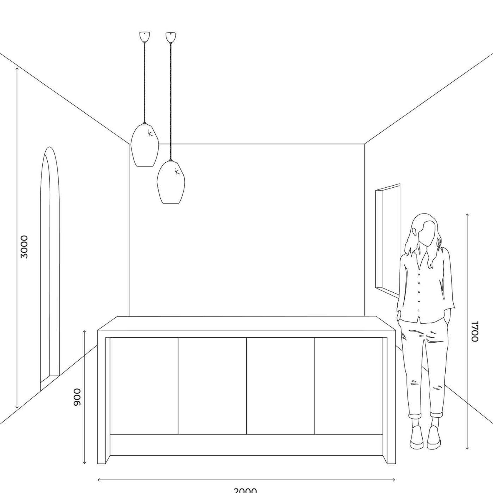 Organic Pendant Light gallery detail image