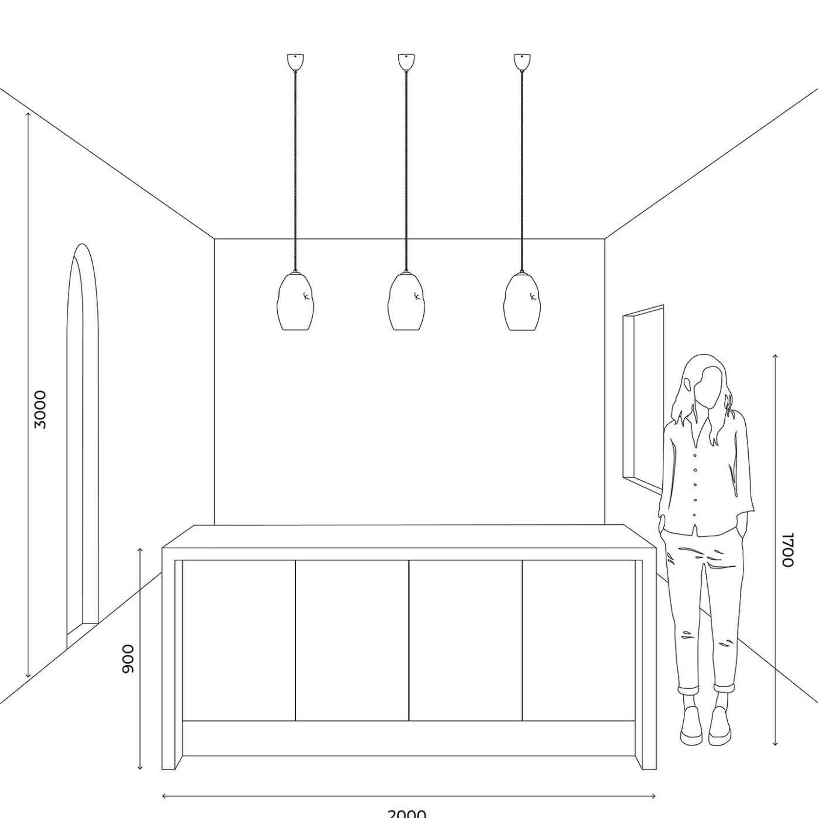 Organic Pendant Light gallery detail image