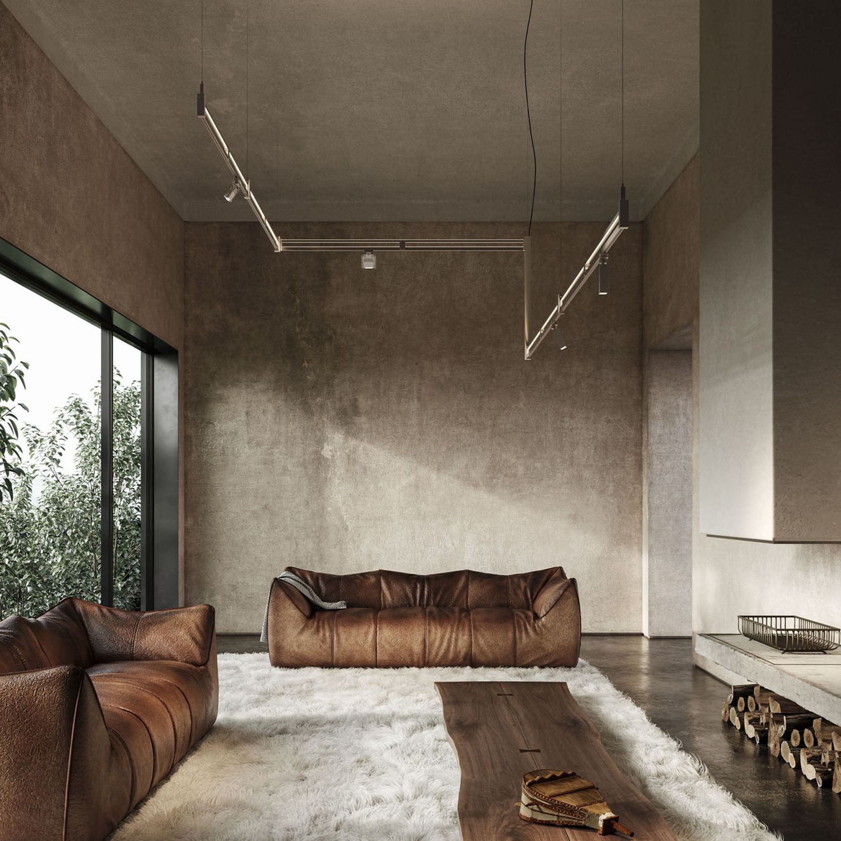 Airtek One Rectangle Pendant Light gallery detail image