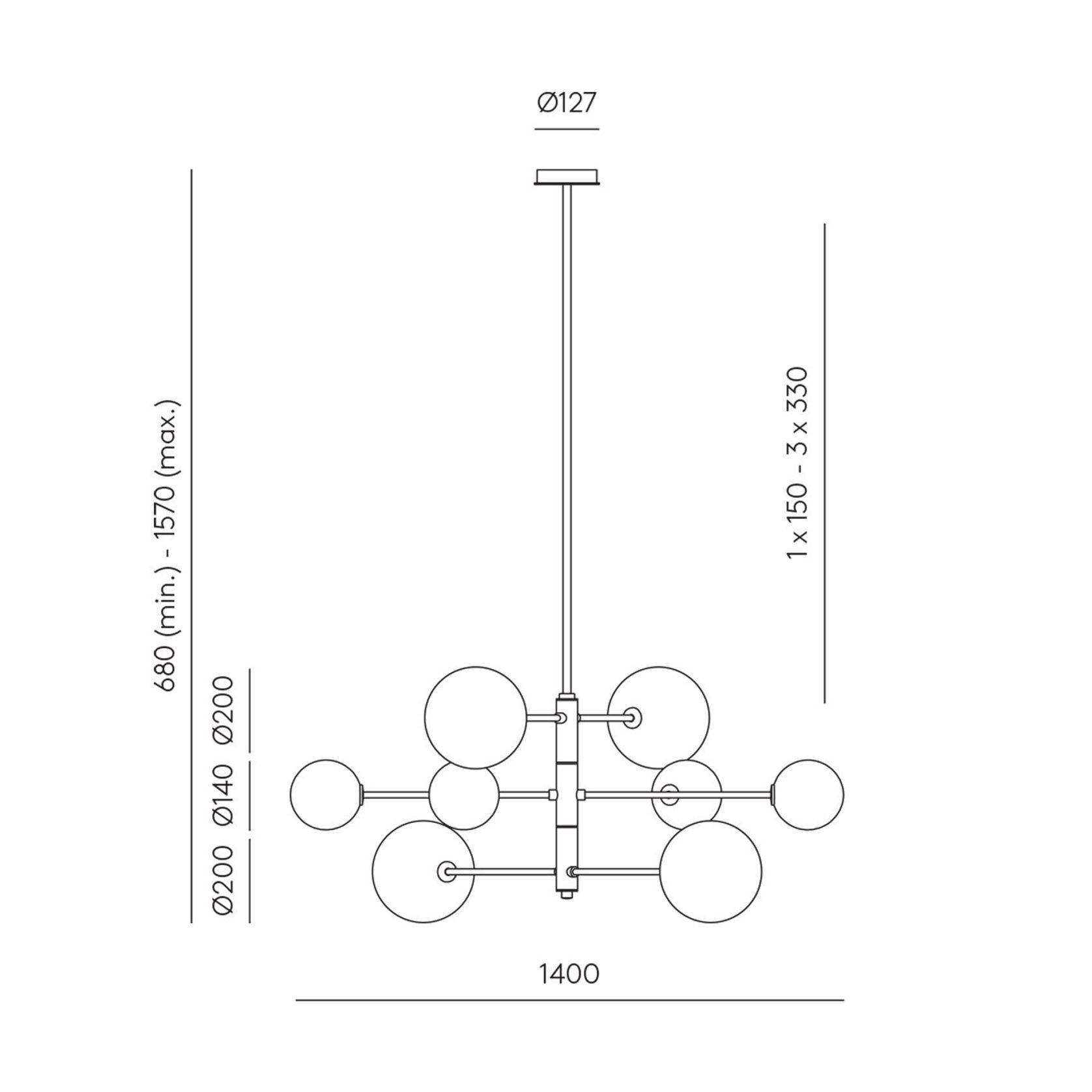 Atom Pendant Light gallery detail image
