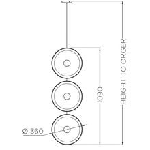 Beran 3lt Pendant Light gallery detail image