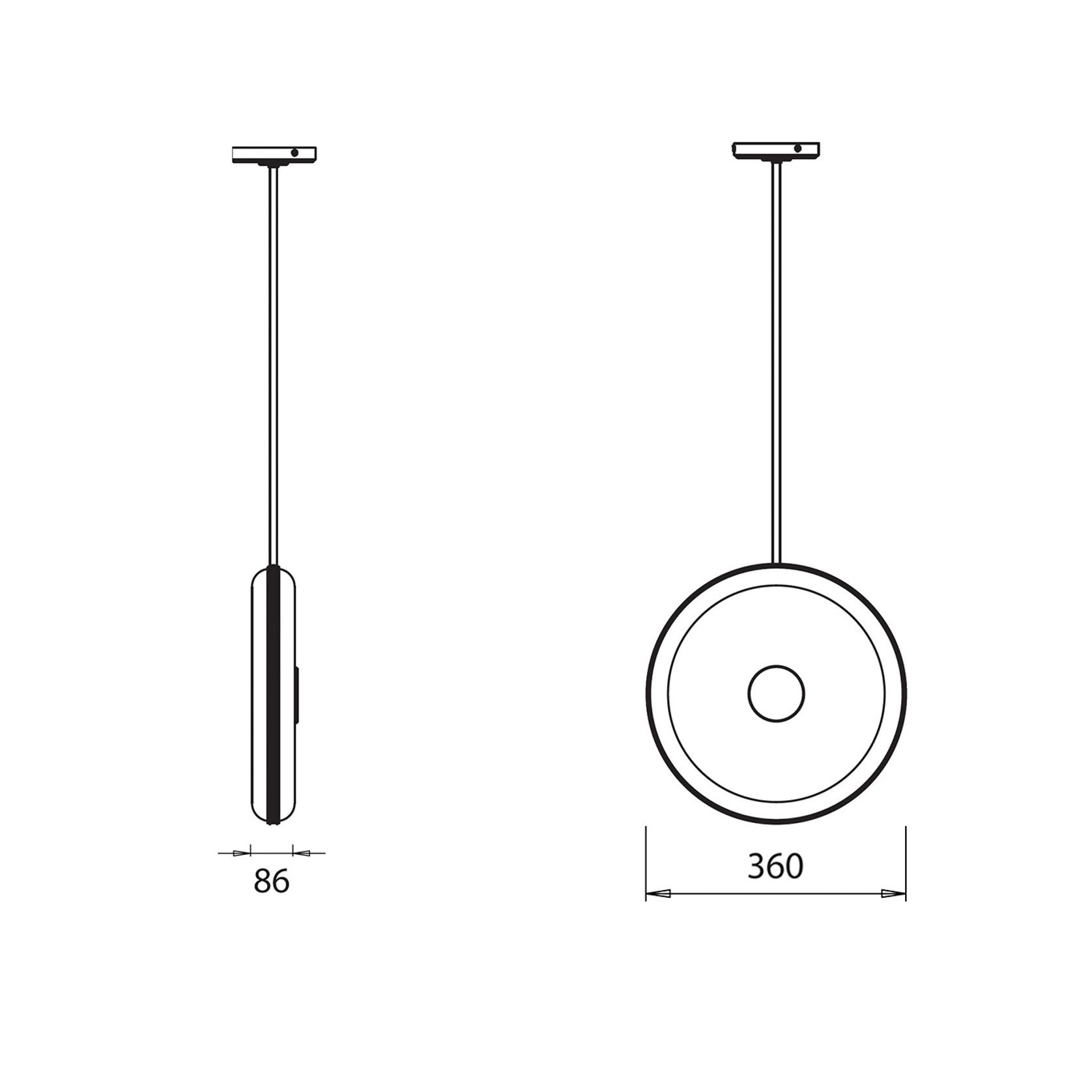 Beran Vertical Pendant Light gallery detail image