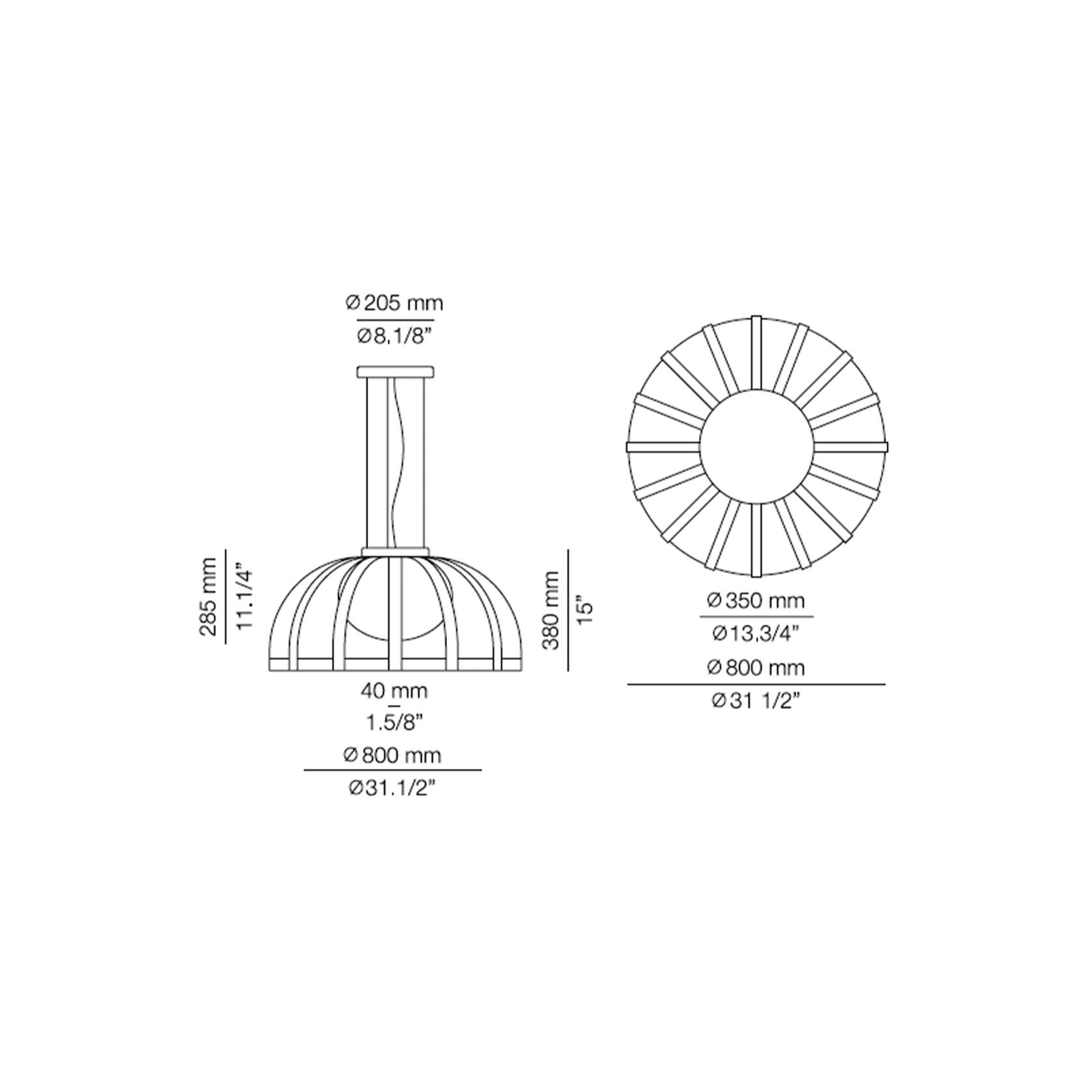 Bols Outdoor Pendant Light gallery detail image