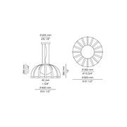 Bols Outdoor Pendant Light gallery detail image