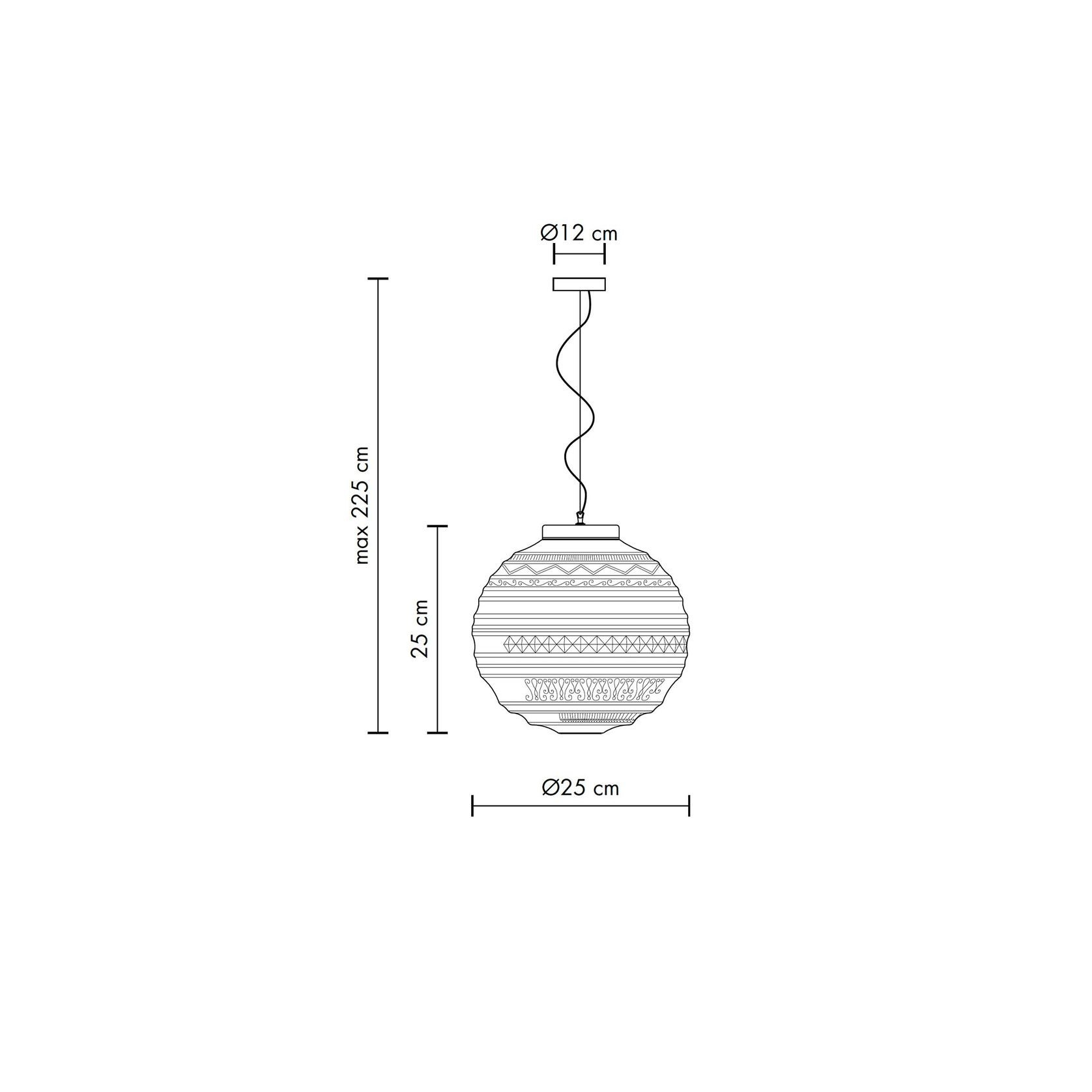 Braille Pendant Light gallery detail image