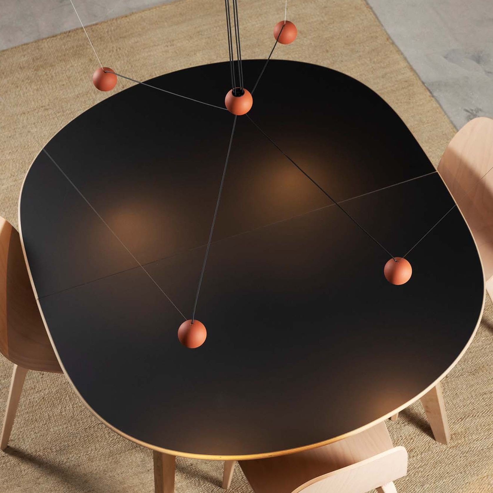 Compass Cluster Pendant Light gallery detail image