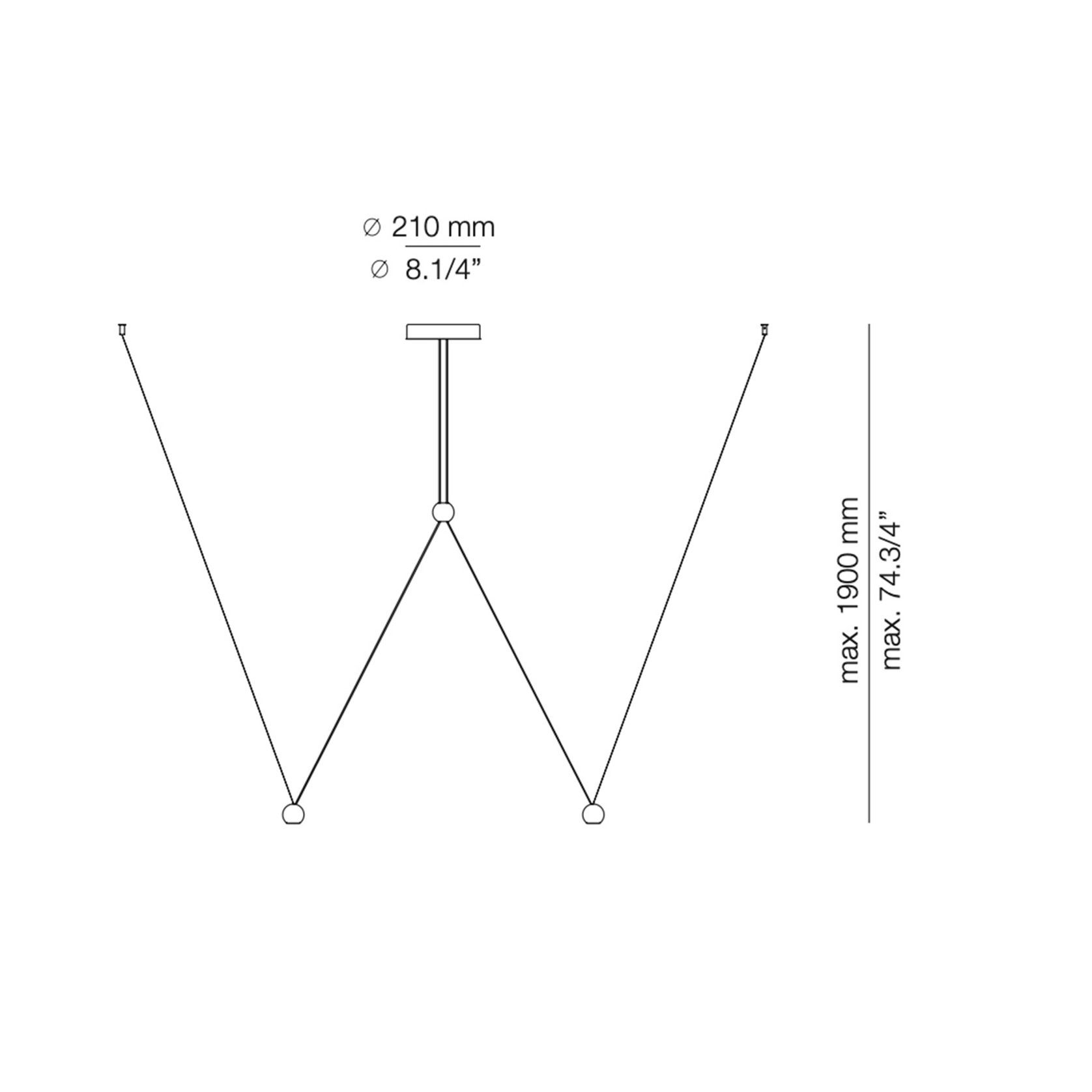 Compass Cluster Pendant Light gallery detail image